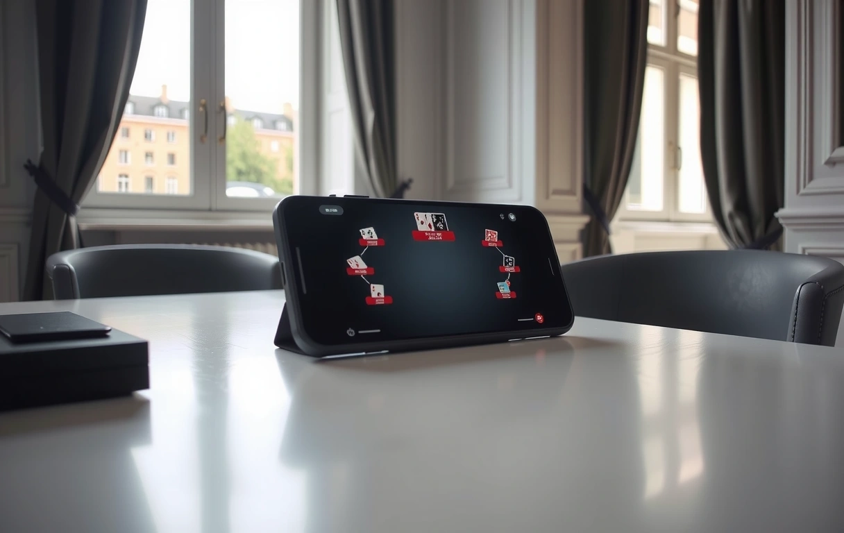 Interface Winamax Mobile